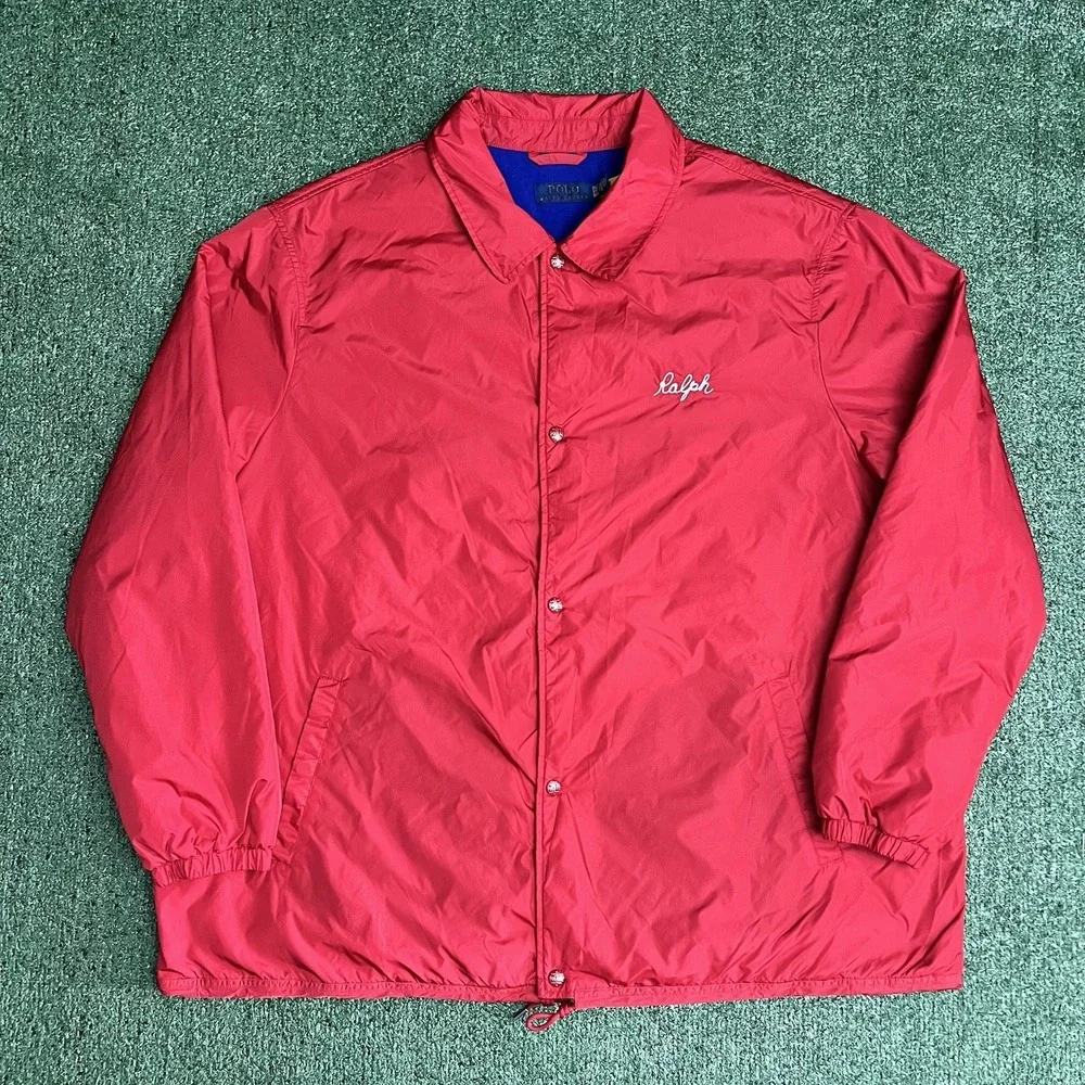 Polo Ralph Lauren NY STATE CHAMPS Red Coach's Jacket Size 3XLT NWOT Winged Foot